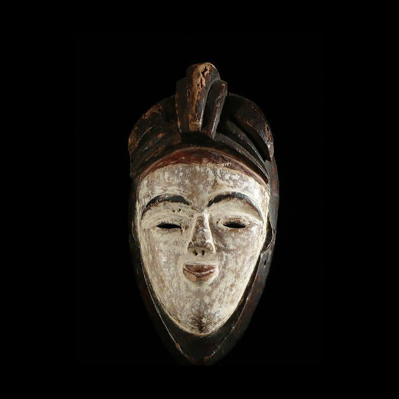 Masque blanc ancien - Tsogho / Vouvi - Gabon