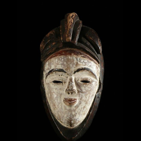 Masque blanc ancien - Tsogho / Vouvi - Gabon