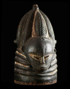 Masque casque Sowei Sande - Mende Gola - Sierra Leone