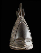 Masque casque Sowei Sande - Mende Vai - Sierra Leone