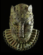 Masque de ceinture en bronze - Bini - Benin Nigeria