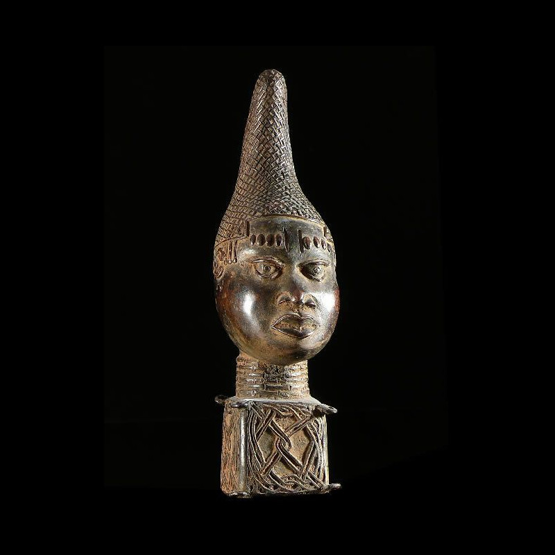 Tete de reine Iyoba - Bini Edo - Benin - Bronzes du Benin