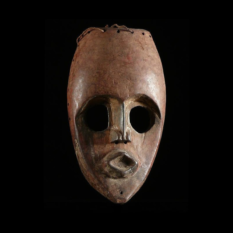 Masque polychrome - Komo - RDC Zaire - Masques africains