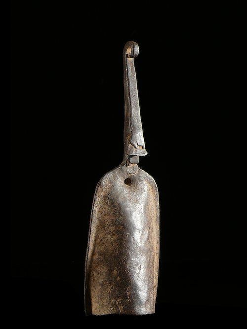 Gong en fer noir - Gurunsi / Mossi - Burkina Faso - Idiophone