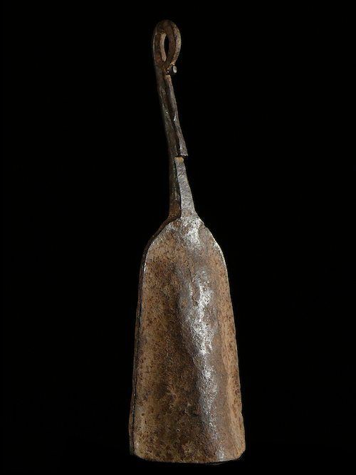 Gong en fer noir - Gurunsi / Mossi - Burkina Faso - Idiophone