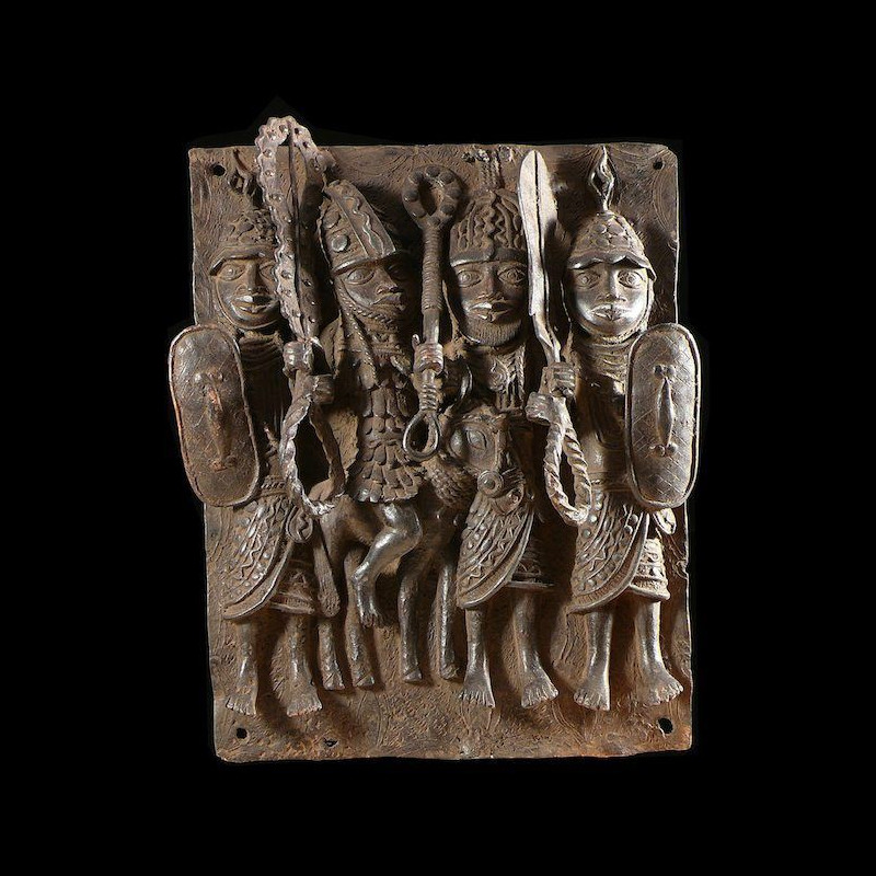 Plaque de palais - Nigeria - BIni Edo - Bronze cire perdue