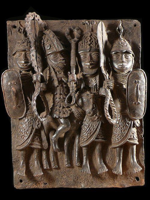 Plaque de palais - Nigeria - BIni Edo - Bronze cire perdue