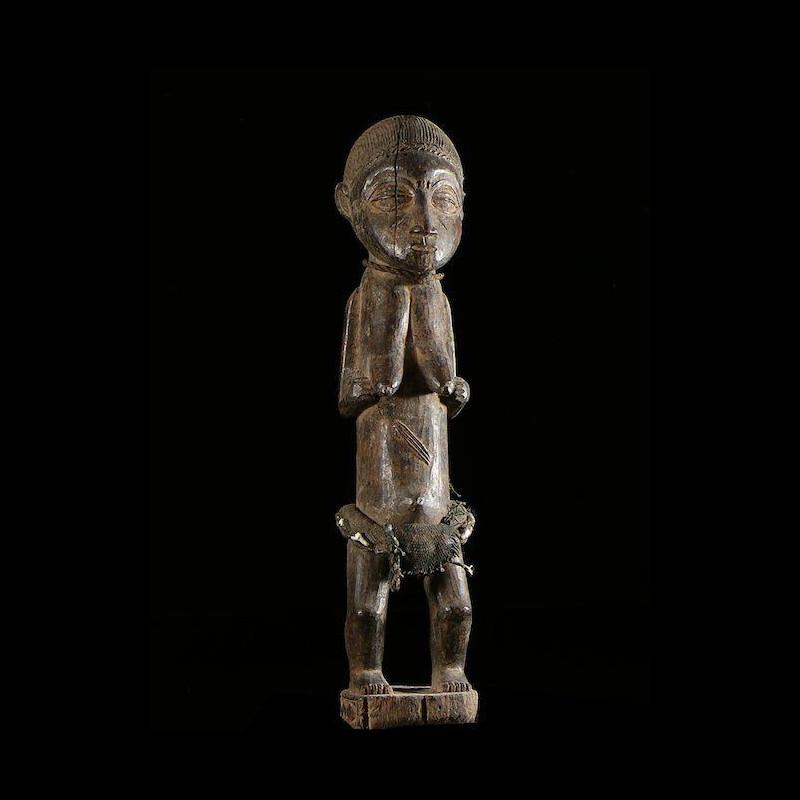 Statuette anthropomorphe singe - Baoule - Côte d'Ivoire