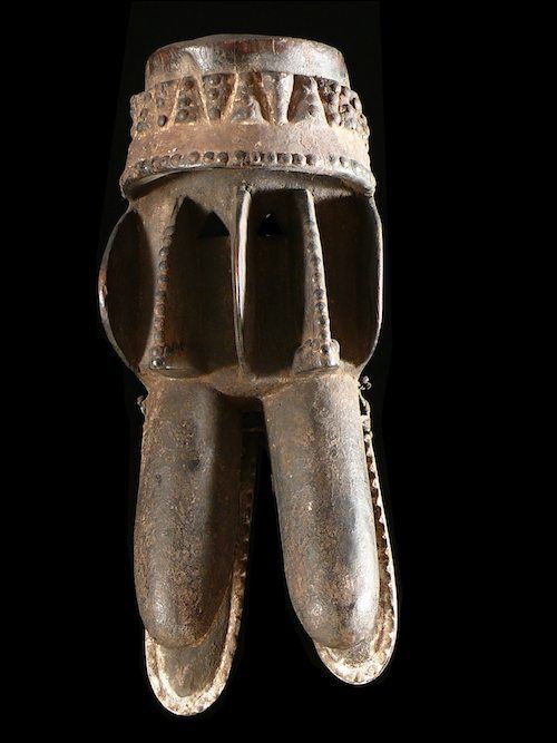 Masque rituel - Kran - Côte d'Ivoire