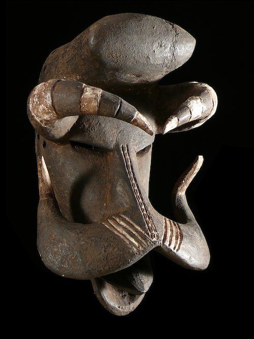 Masque Guerrier Phacochere - Bete - Côte d'Ivoire