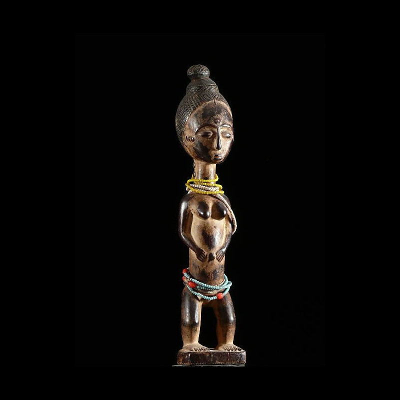 Statuette de reine - Attie - Côte d'Ivoire
