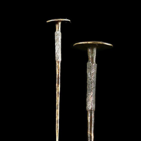 Pique a cheveux en metal - Gurunsi - Burkina faso
