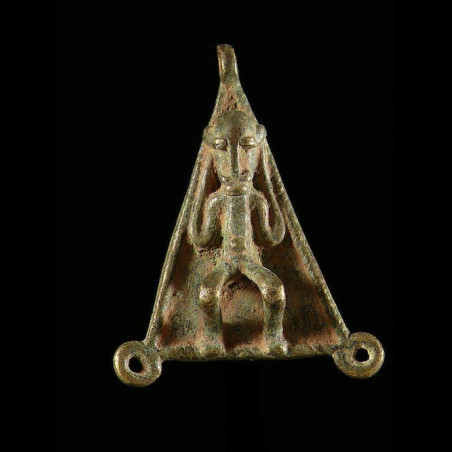 Medaillon protecteur anthropomorphe - Gan - Burkina Faso