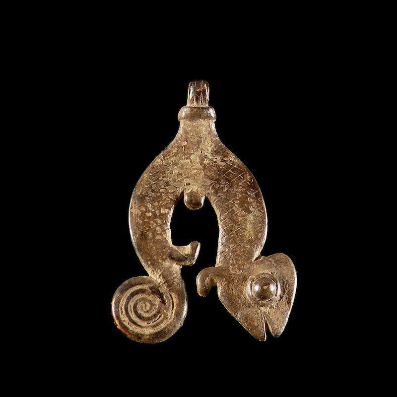 Pendentif cameleon Debira - Gan - Burkina Faso