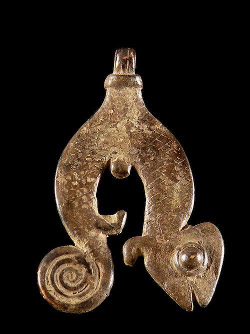 Pendentif cameleon Debira - Gan - Burkina Faso