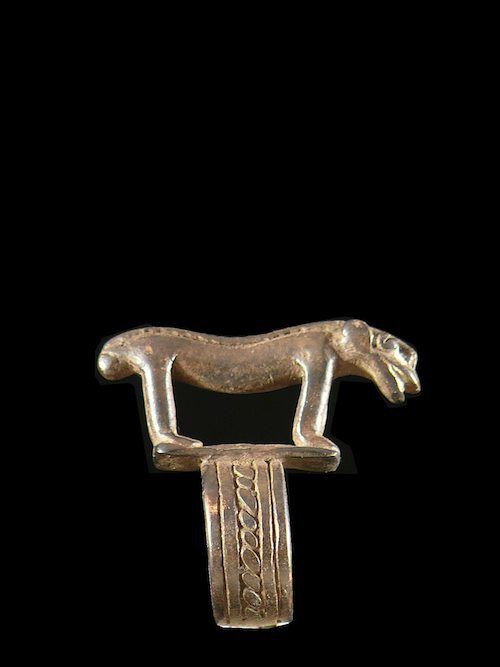 Bague amulette panthere - Gan - Burkina Faso