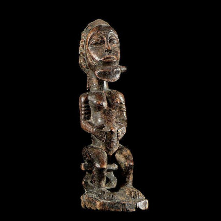 Statuette ancienne de dignitaire - Baoule - Côte d'Ivoire