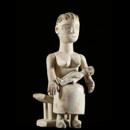 Figurine Maternite - Ewe - Togo - Culte Vaudou