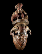 Masque Polychrome Seli - Gouro - Côte d'Ivoire