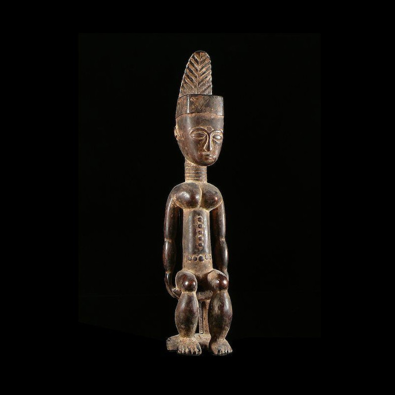 Statuette de dignitaire - Attie - Côte d'Ivoire