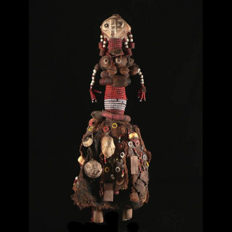 Poupee rituelle perlee - Nyaneka / Humbe / Mwila - Angola