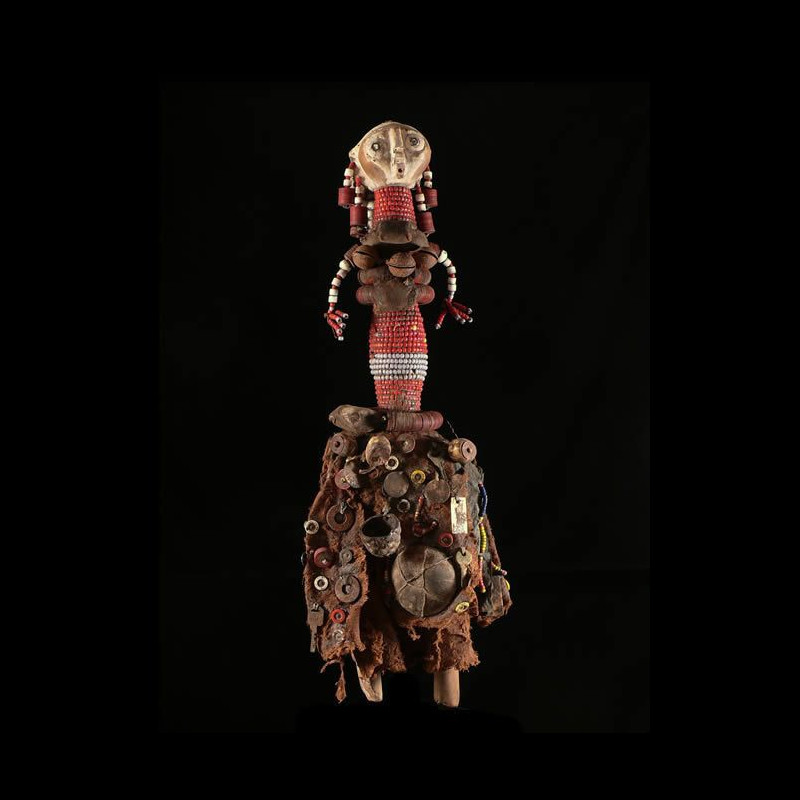 Poupee rituelle perlee - Nyaneka / Humbe / Mwila - Angola