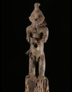 Statue Poteau Anthropomorphe - Mambila - Cameroun