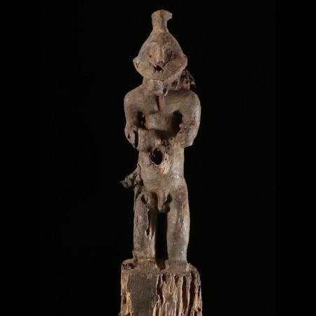 Statue Poteau Anthropomorphe - Mambila - Cameroun
