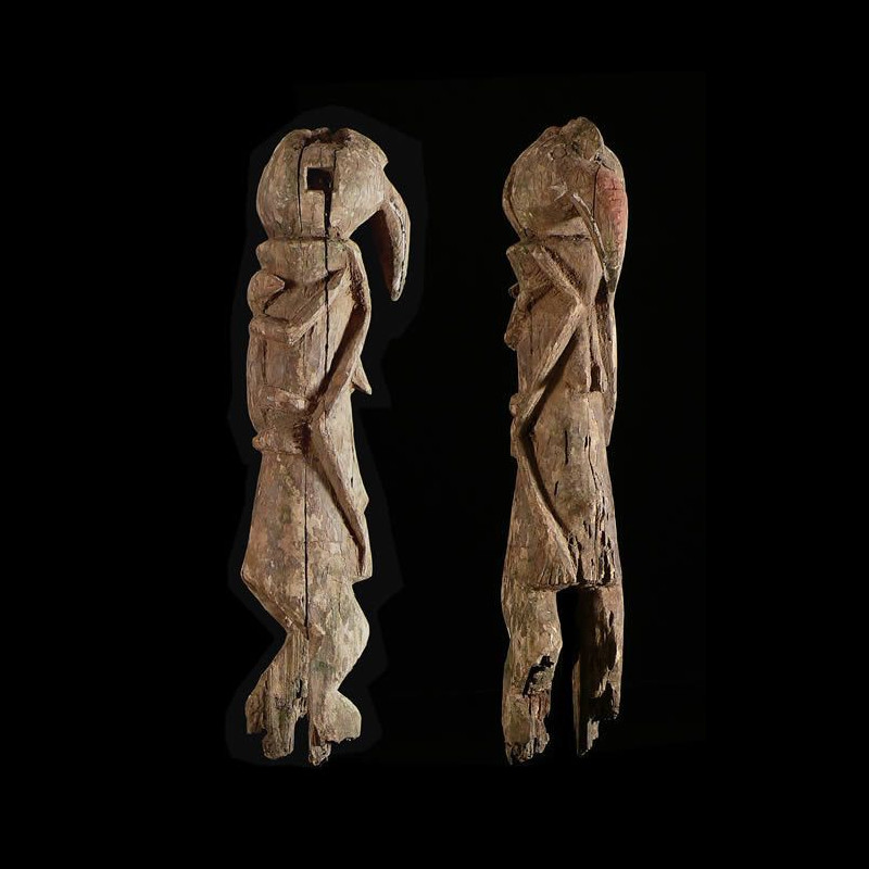 Statuette Maternite Zoomorphe - Chamba - Nigeria