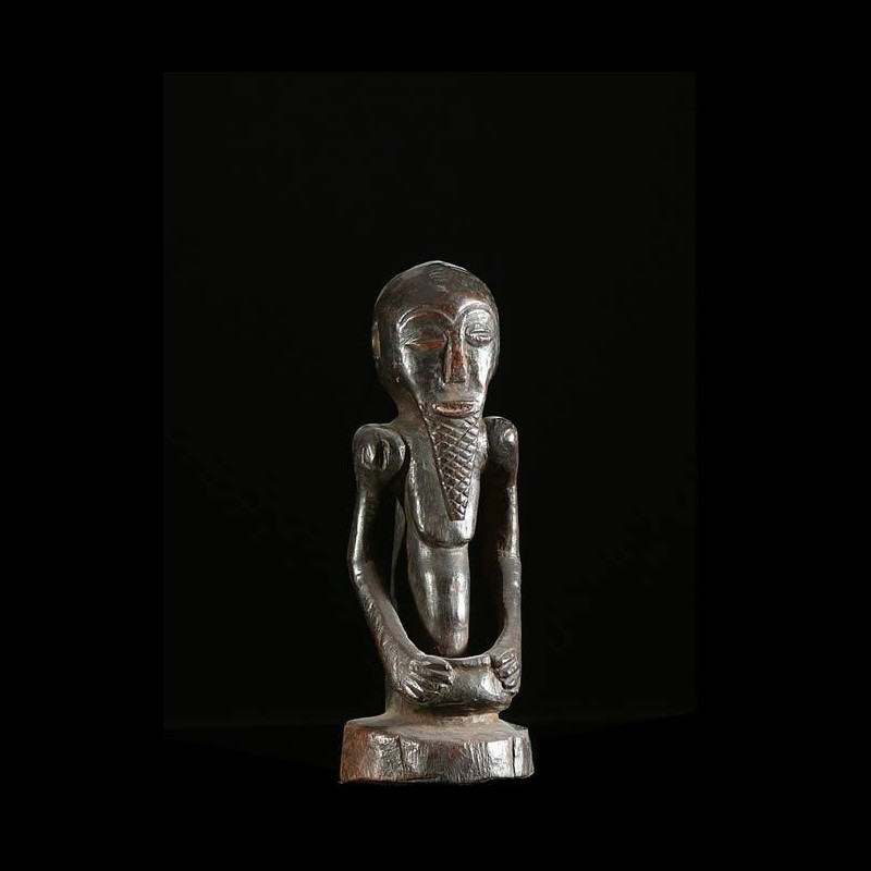 Statue cultuelle masculine - Kusu - RDC Zaire
