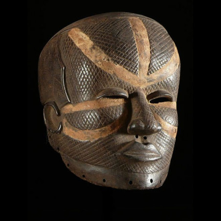 Masque casque Initiatique - Kuba / Bakuba - RDC Zaire