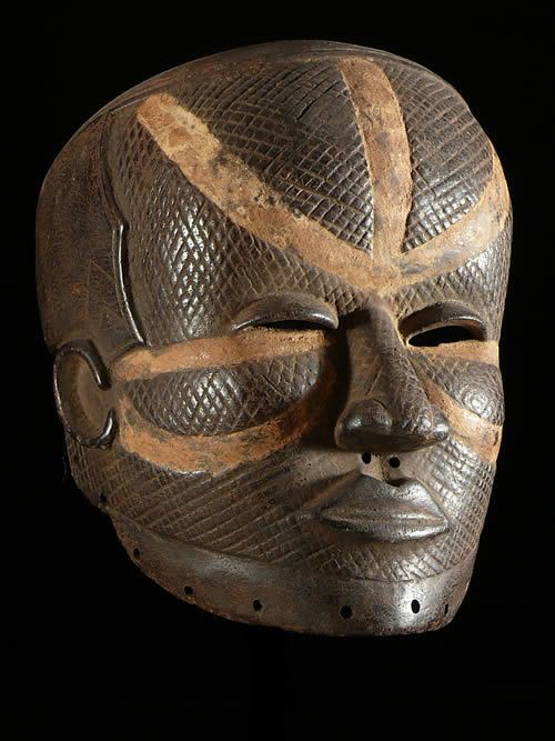 Masque casque Initiatique - Kuba / Bakuba - RDC Zaire