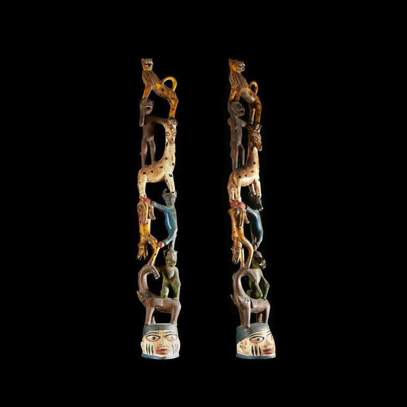 Statuette autel Gelede - Yoruba - Nigeria