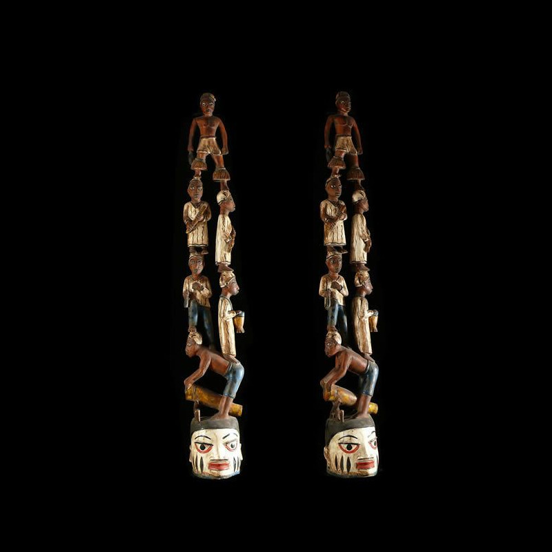 Statuette autel Gelede - Yoruba - Nigeria