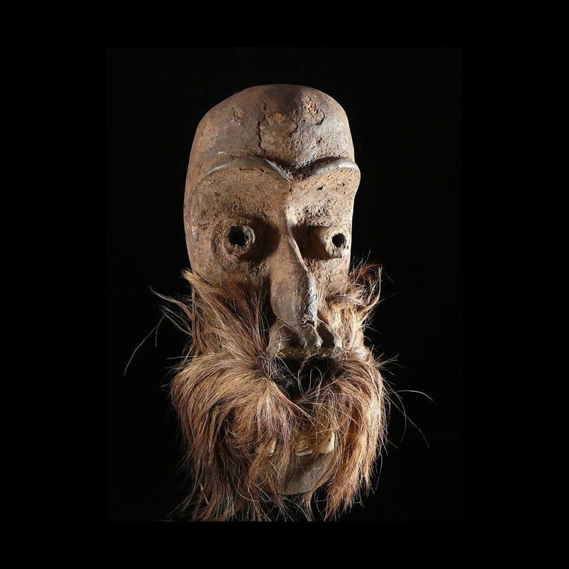 Masque Chanteur a machoire mobile - Dan / Toura - Côte d'Ivoire