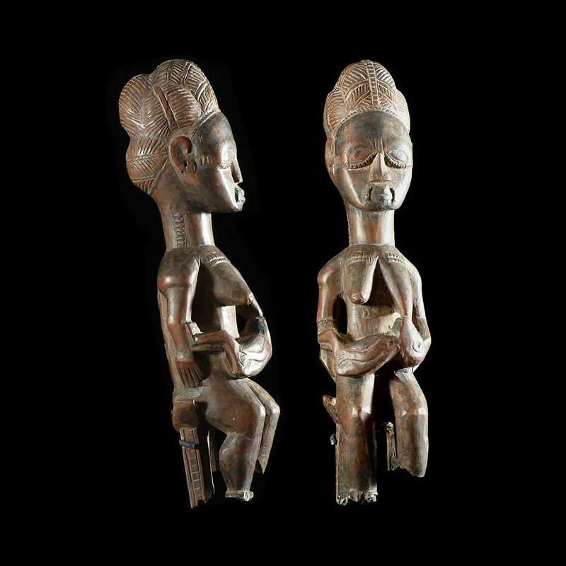 Statuette Maternite - Baoule - Côte d'Ivoire