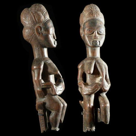 Statuette Maternite - Baoule - Côte d'Ivoire