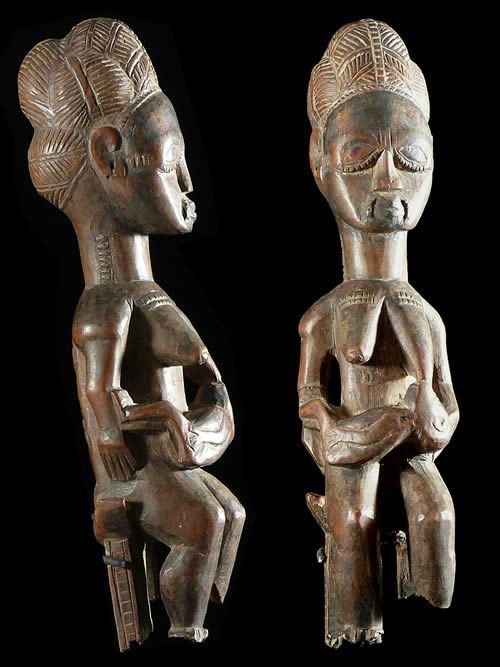 Statuette Maternite - Baoule - Côte d'Ivoire