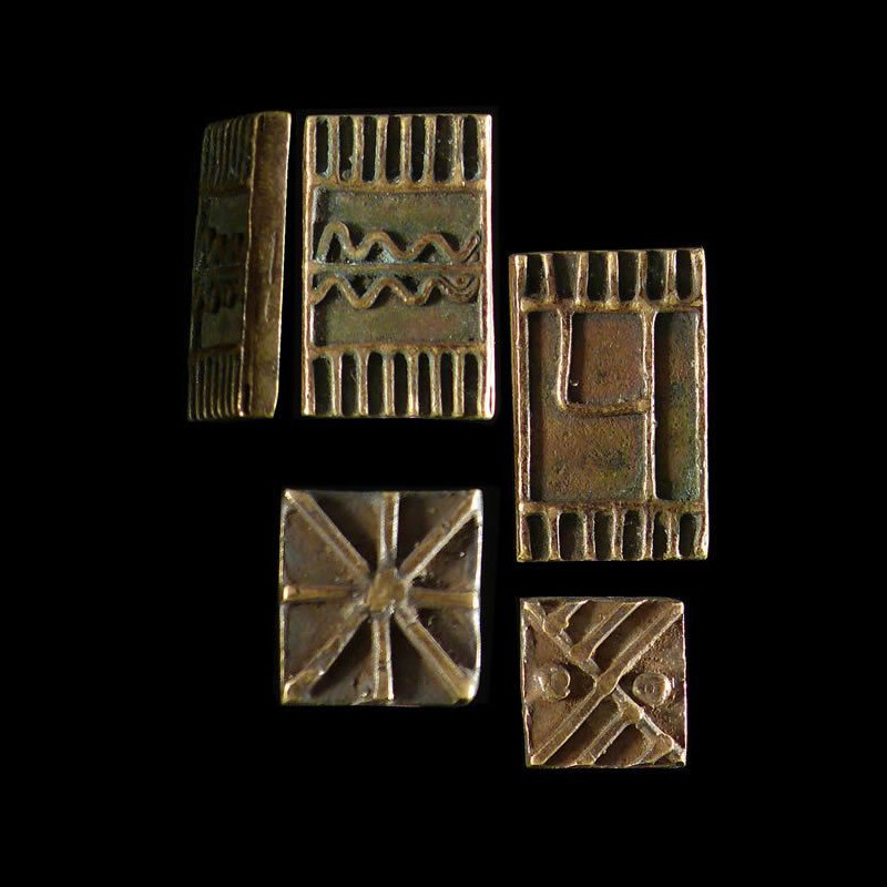 Lot de pesons anciens - Akan - Ghana