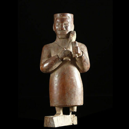 Statue Colon - Photo Africaine - Kongo - RDC Zaire