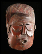 Masque Mukanda Anthropomorphe - Luchezi / Luvale - Angola Zambie