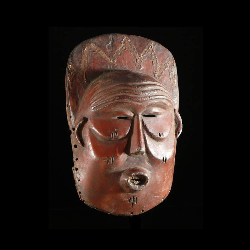 Masque Mukanda Anthropomorphe - Luchezi / Luvale - Angola Zambie