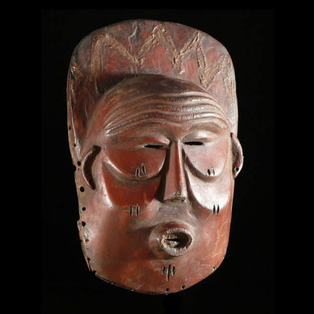 Masque Mukanda Anthropomorphe - Luchezi / Luvale - Angola Zambie
