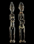 Couple de notables ou royal - Kulango - Côte d'Ivoire