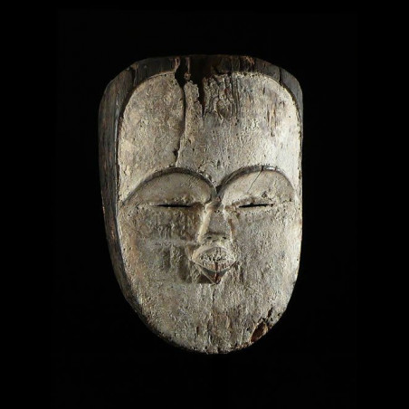 Masque blanc ancien - Tsogho / Vouvi - Gabon