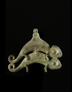 Pendentif amulette cameleon - Lobi - Burkina Faso