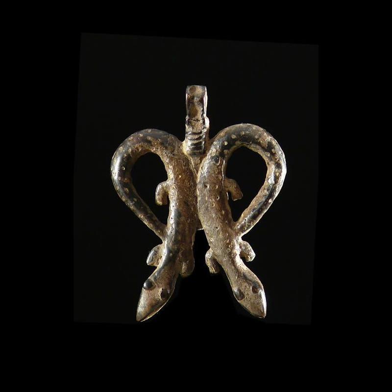 Pendentif amulette lezards - Lobi - Burkina Faso