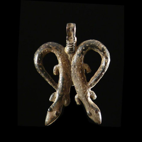 Pendentif amulette lezards - Lobi - Burkina Faso