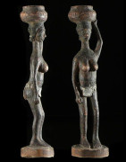 Statuette polychrome ancienne - Baoule / Tagwana - Côte d'Ivoire