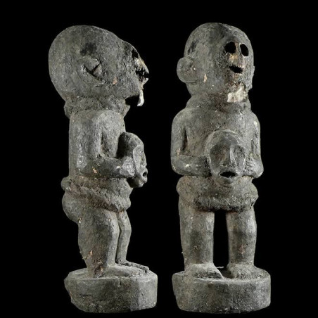 Statue zoomorphe singe - Mbembe - RDC Zaire